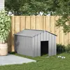 Image de vidaXL Niche pour chiens avec toit 113x153x101 cm Acier galvanisé