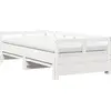 Image de vidaXL Lit de jour extensible avec matelas 90x200 cm pin massif