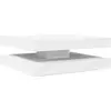 Image de vidaXL Table basse pivotante à 360 degrés Blanc 90x90x34,5 cm
