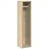 Image de vidaXL Armoire de salle de bain avec support à roulettes Chêne Sonoma 20,5x20x90 cm