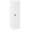 Image de vidaXL Armoire de salle de bain avec porte-rouleau blanc 20,5x22x72 cm