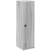 Image de vidaXL Armoire de salle de bain avec support à roulettes Gris Sonoma 20,5x22x72 cm