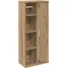 Image de vidaXL Armoire de salle de bain avec support à roulettes Chêne Artisan 39x22x90 cm