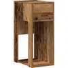 Image de vidaXL Armoire informatique avec tiroir imitation bois ancien 30x44x74 cm