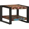 Image de vidaXL Table basse multicolore 50x50x38 cm Vieux bois massif