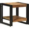 Image de Table basse 40X50X38 Cm en bois de manguier massif Lumarko !