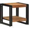Image de Table basse 40X50X38 Cm en bois d'acacia massif Lumarko