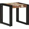 Image de Table basse multicolore 40X50X38 Cm Bois massif de récupération Lumarko !