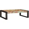 Image de Étagère de salle de bain vidaXL, multicolore, 80 x 50 x 23 cm, en bois ancien massif