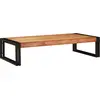 Image de Étagère de salle de bain vidaXL, marron, 100 x 50 x 23 cm, bois massif d'acacia
