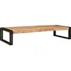 Image de Étagère de salle de bain vidaXL, marron, 120 x 50 x 23 cm, en bois de manguier massif brut