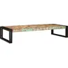 Image de Étagère de salle de bain vidaXL, multicolore, 120 x 50 x 23 cm, en bois ancien massif