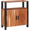 Image de vidaXL Sideboard Brown 70 x 30 x 75 cm bois massif Acacia