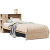 Image de vidaXL Lit bibliothèque sans matelas 75x190 cm pin massif