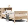 Image de vidaXL Lit bibliothèque sans matelas 75x190 cm pin massif