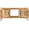 Image de vidaXL Armoire TV 105x46x32 cm Bois massif rugueux Mango