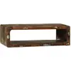 Image de vidaXL Meuble TV Multicolore 80 x 30 x 25 cm Bois massif Bois ancien