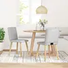 Image de vidaXL Chaise de salle à manger 2 pcs. Tissu gris nuage