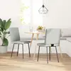 Image de vidaXL Chaise de salle à manger 2 pcs. Gris clair velours