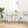 Image de vidaXL Chaise de salle à manger 2 pcs. Velours crème