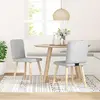 Image de vidaXL Chaise de salle à manger 2 pcs. Tissu gris nuage