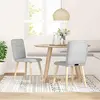 Image de vidaXL Chaise de salle à manger 2 pcs. Tissu gris nuage