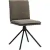 Image de vidaXL Chaise de salle à manger gris foncé