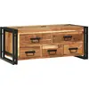 Image de Table basse - 90X50X38 Cm en bois d'acacia Lumarko