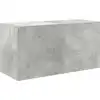 Image de vidaXL Armoire murale de salle de bain gris béton 60x25x30 cm Bois composite