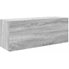 Image de vidaXL Armoire murale de salle de bain Gris Sonoma 80x25x30 cm Bois composite