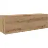 Image de vidaXL Armoire murale pour salle de bain Chêne Artisan 100x25x30 cm Bois composite