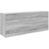 Image de vidaXL Armoire murale de salle de bain Gris Sonoma 100x25x40 cm Bois composite