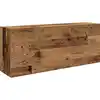 Image de vidaXL Armoire murale de salle de bain imitation vieux bois 100x25x40 cm Bois composite