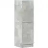 Image de vidaXL Armoire de cuisine gris béton 38x41,5x131,5 cm Bois composite