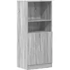 Image de vidaXL Armoire de cuisine Gris Sonoma 57x41,5x131,5 cm Bois composite