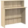 Image de vidaXL Comptoir de réception chêne Sonoma 100 x 50 x 103,5 cm Matériau dérivé du bois