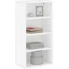 Image de vidaXL Armoire d'appoint ODDA Blanc 40x24x79 cm Pin massif