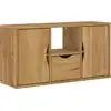 Image de vidaXL Armoire TV avec tiroir ODDA 79x24x40 cm Pin massif