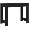 Image de vidaXL Bureau noir 100x45x75 cm bois composite