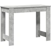 Image de vidaXL Bureau gris béton 100x45x75 cm Bois composite