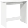 Image de vidaXL Bureau blanc 80×40×75 cm bois composite