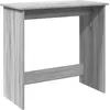 Image de vidaXL Bureau gris Sonoma 80x40x75 cm bois composite