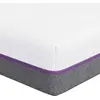 Image de vidaXL Matelas en mousse à mémoire de forme, fermeté moyenne, 80 x 160 cm, blanc et gris