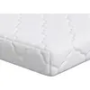 Image de vidaXL Matelas blanc 80 x 160 cm Tissu jacquard