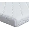 Image de vidaXL Matelas blanc 100 x 200 cm Tissu jacquard