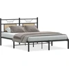 Image de vidaXL Cadre de lit sans matelas Chêne Sonoma 140x190 cm Bois composite