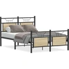 Image de vidaXL Cadre de lit sans matelas Chêne Sonoma 120x190 cm Bois composite