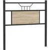 Image de Tête de lit de rechange vidaXL en chêne Sonoma, 80 cm, aggloméré et acier