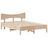 Image de vidaXL Lit en bois massif sans matelas 120x190 cm pin