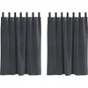 Image de vidaXL Rideaux occultants, 2 pièces, gris clair, 140 x 140 cm, en velours
